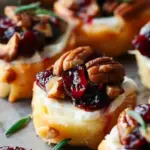 Cranberry Pecan Brie Bites