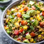 Mexican Quinoa Salad with Honey Lime Vinaigrette