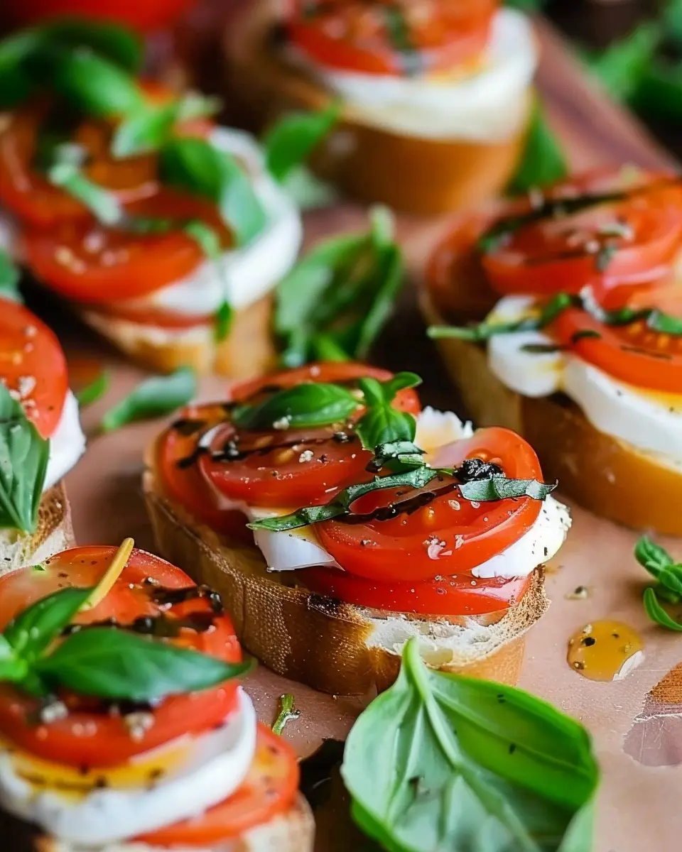Caprese Bruschetta: Easy Appetizer to Elevate Your Dinner Parties