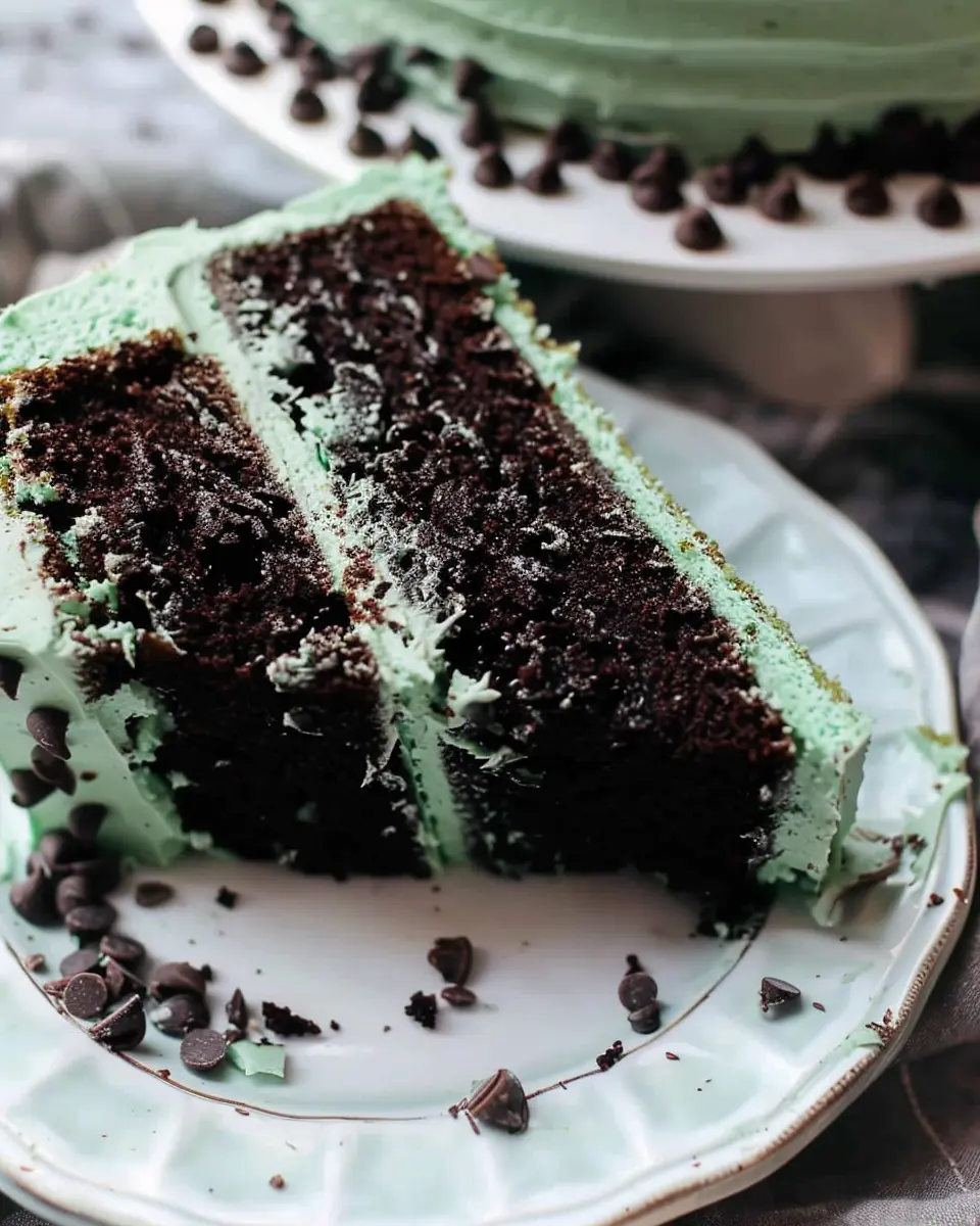 Mint Chocolate Chip Cake: The Perfect Indulgent Treat at Home