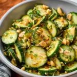 Spicy Peanut Cucumber Salad