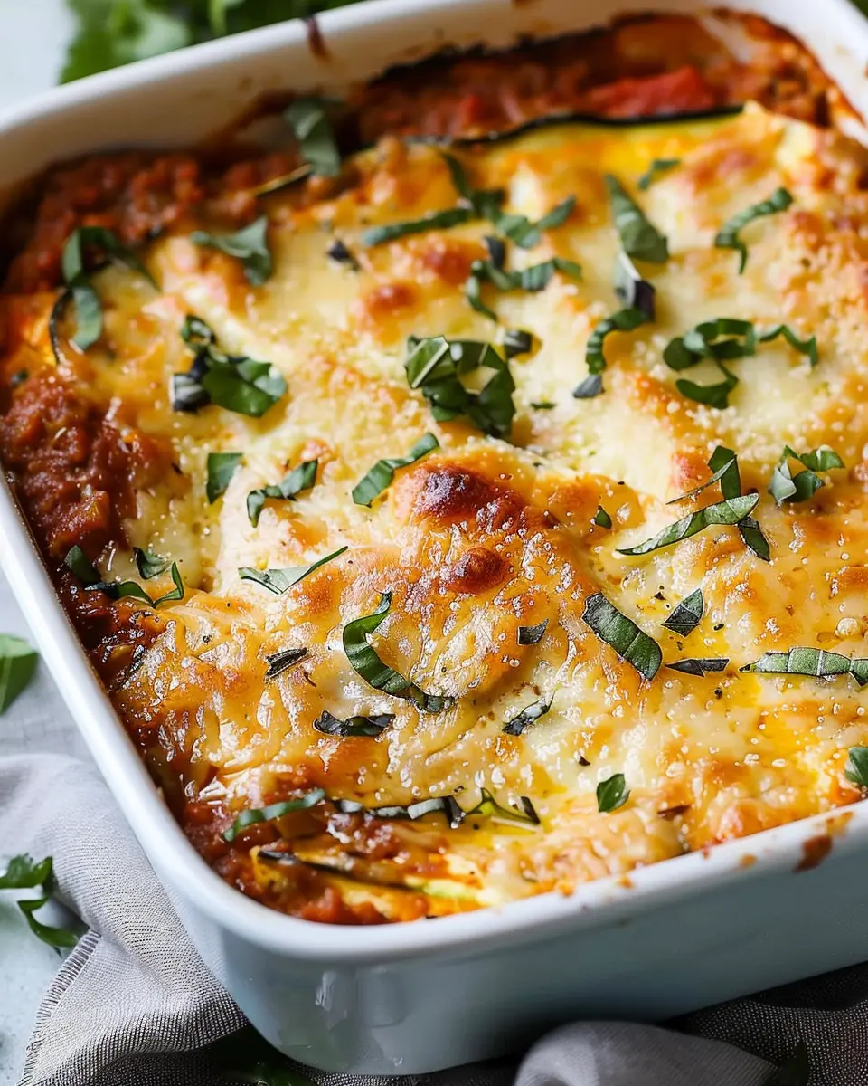 Italian Ground Beef Zucchini Casserole: Easy Comfort Food Delight