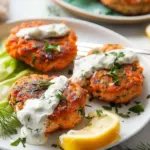 Easy Salmon Patties with Creamy Lemon