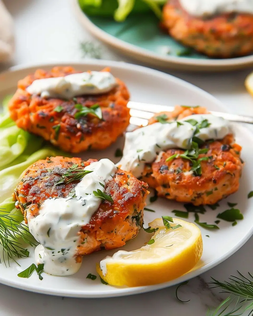 Easy Salmon Patties with Creamy Lemon: Your New Favorite Recipe