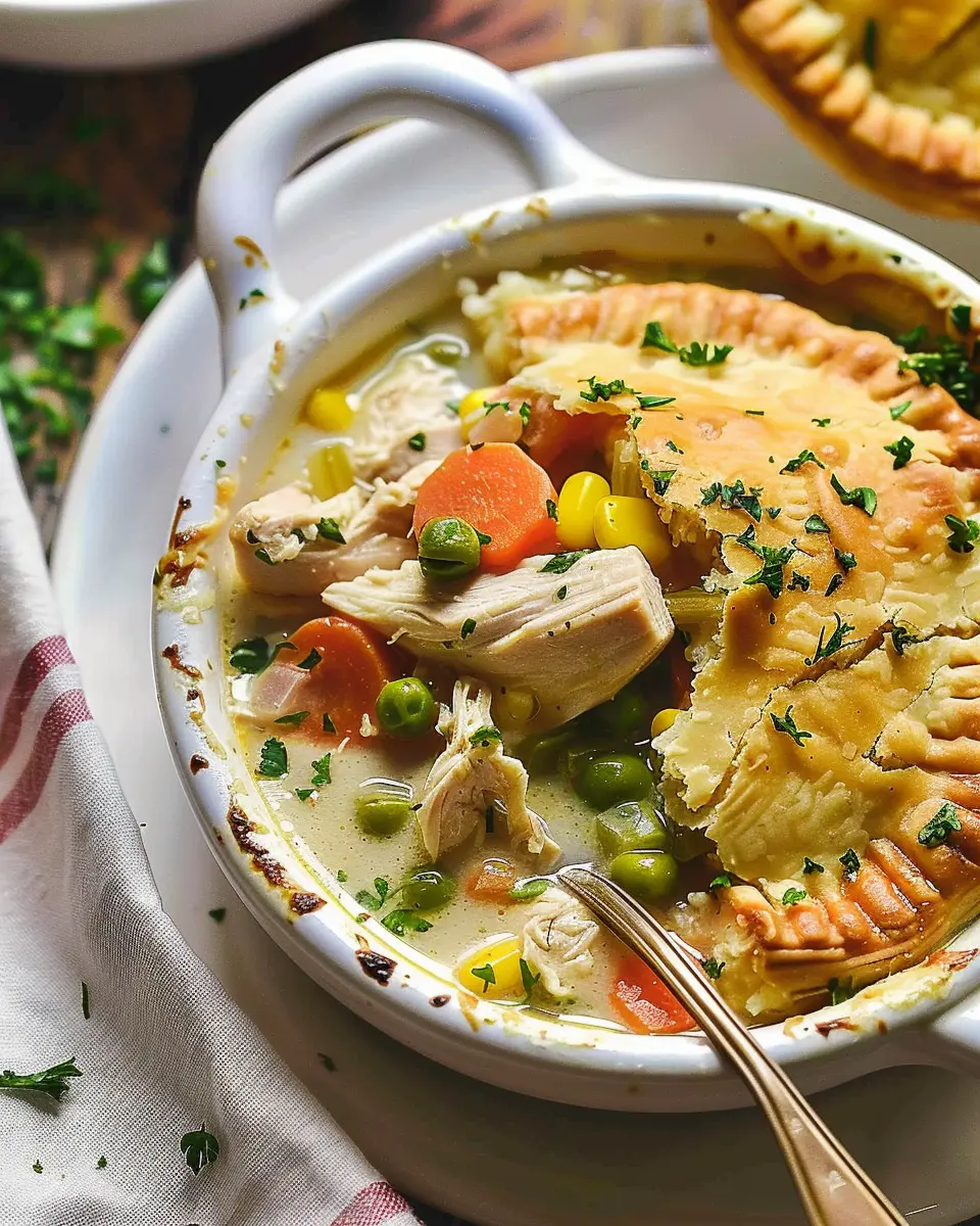 Slow Cooker Chicken Pot Pie Soup: Cozy Comfort Food Delight