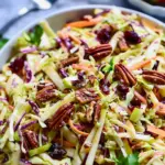 Apple Coleslaw with Cranberries and Pecans