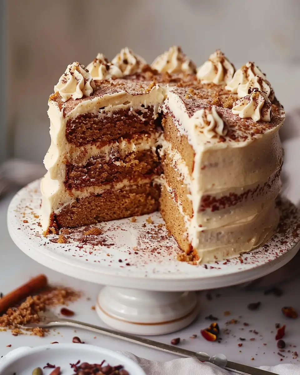 Chai Cake with Brown Butter Cream Cheese Frosting: A Cozy Treat
