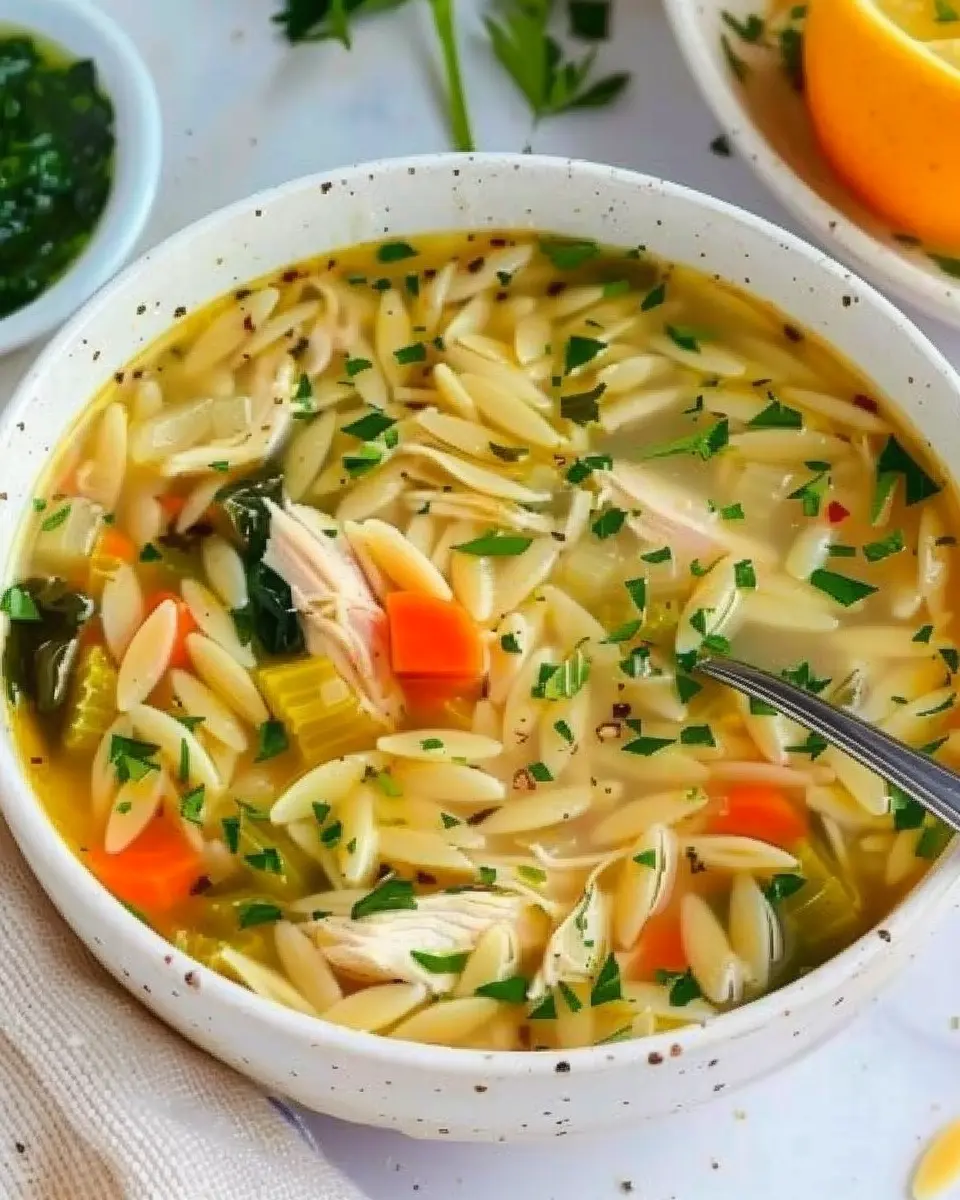Easy Lemon Chicken Orzo Soup Recipe for a Cozy, Healthy Dinner