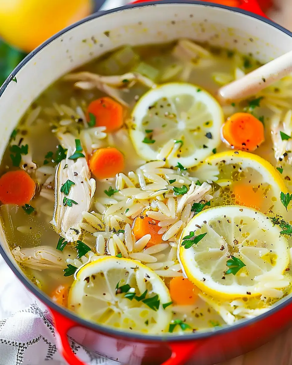 Lemon Chicken Orzo Soup: Easy Comfort in Every Bowl