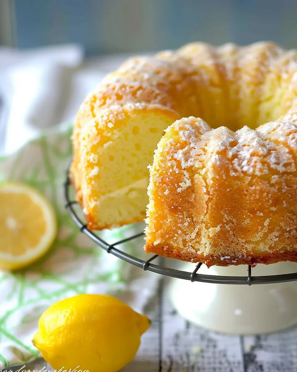 Sour Cream Lemon Pound Cake: Indulge in Homemade Bliss