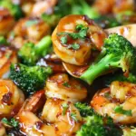 Honey Garlic Butter Shrimp & Broccoli