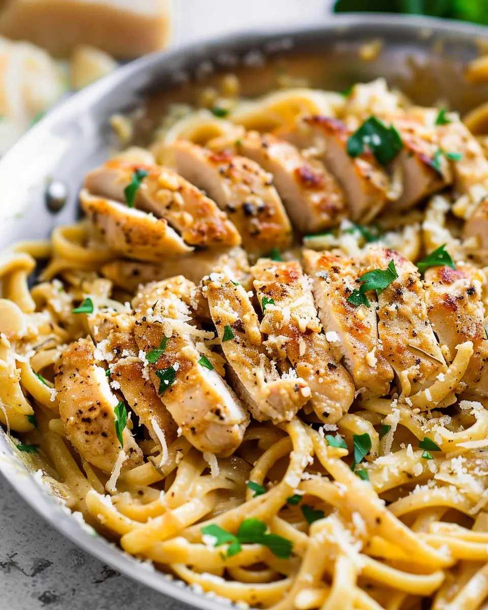 Garlic Parmesan Chicken Pasta: Easy Weeknight Delight Recipe