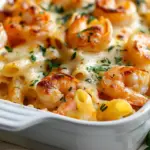 Shrimp Scampi Pasta Bake