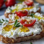 Cottage cheese toast