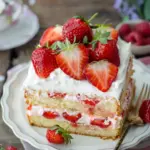 Homemade Strawberry Cake