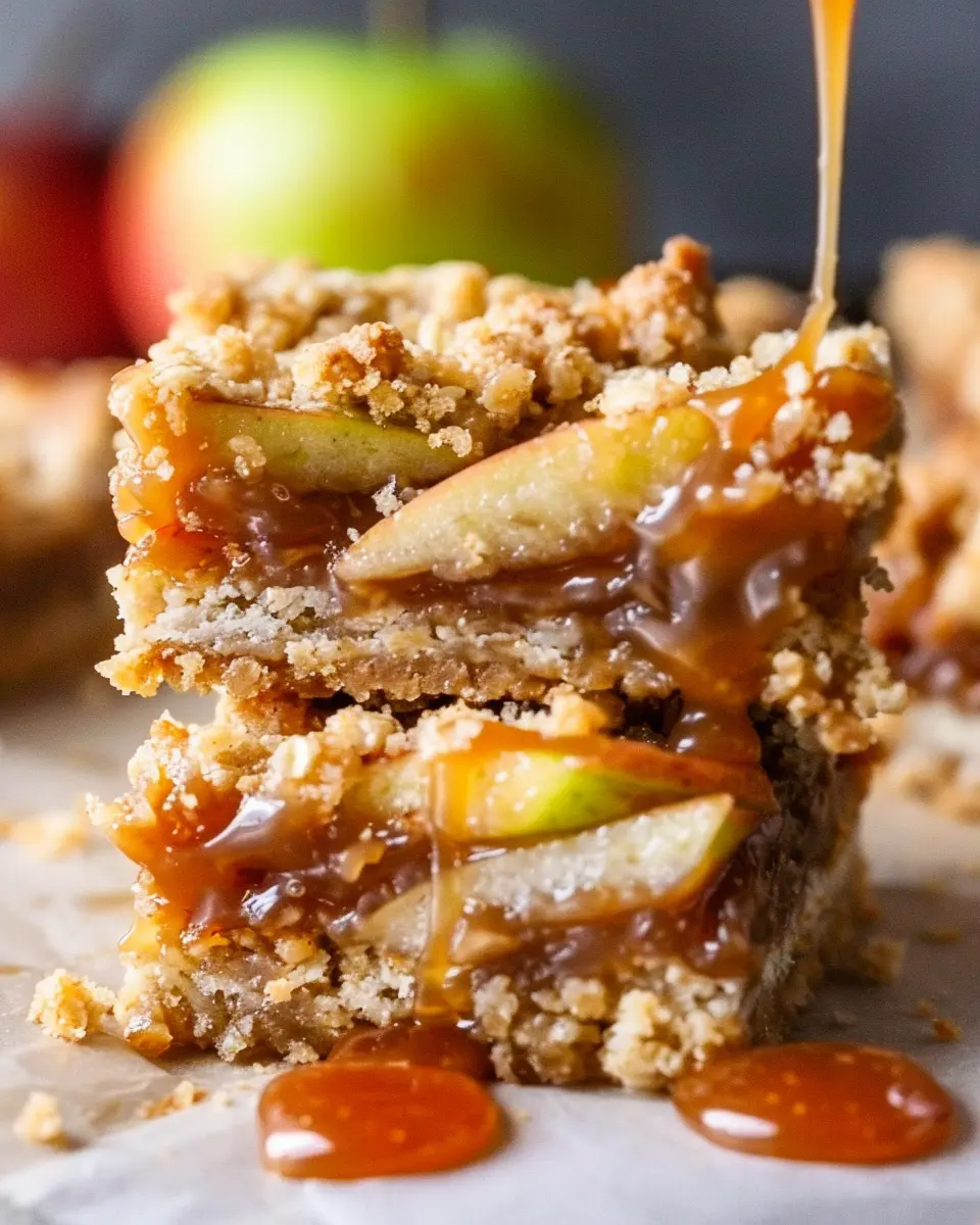 Salted Caramel Apple Crumb Bars: The Best Homemade Treat