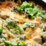One Pot Chicken Broccoli Rice Casserole