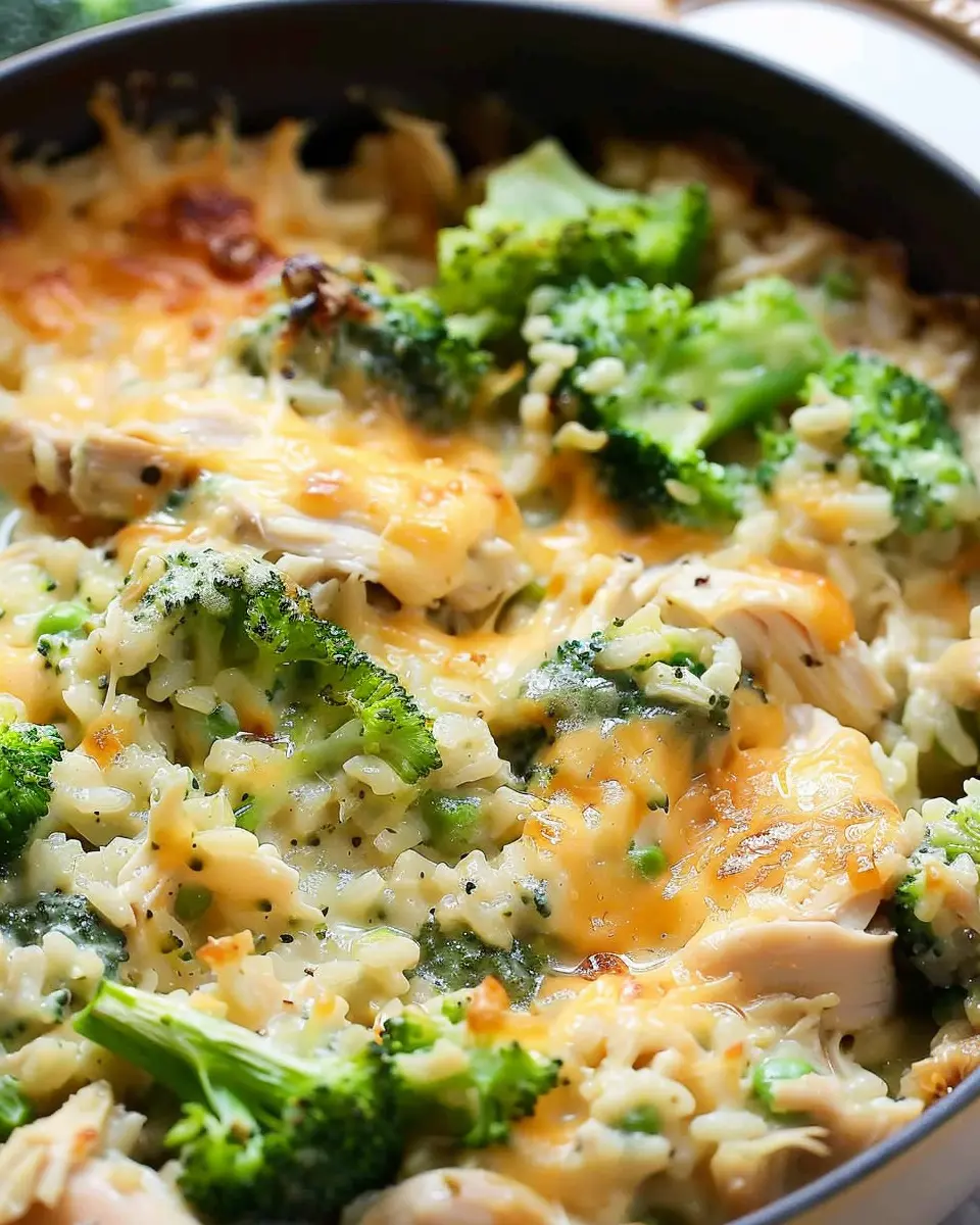 One Pot Chicken Broccoli Rice Casserole: Easy Comfort Food Delight