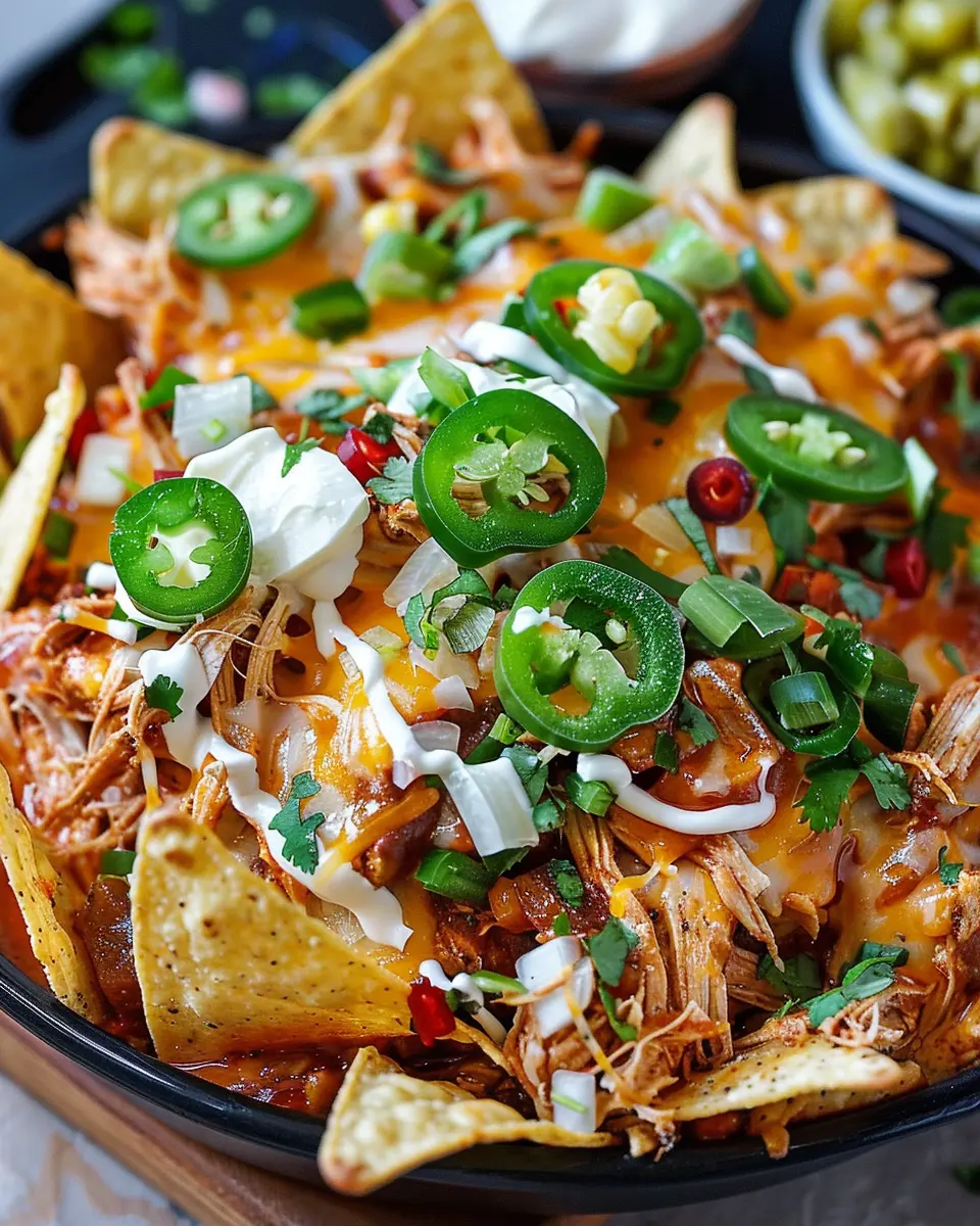 Slow-cooker chicken nachos: Indulgent Flavor for Family Fun