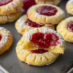 Lemon Cookies with Raspberry Curd