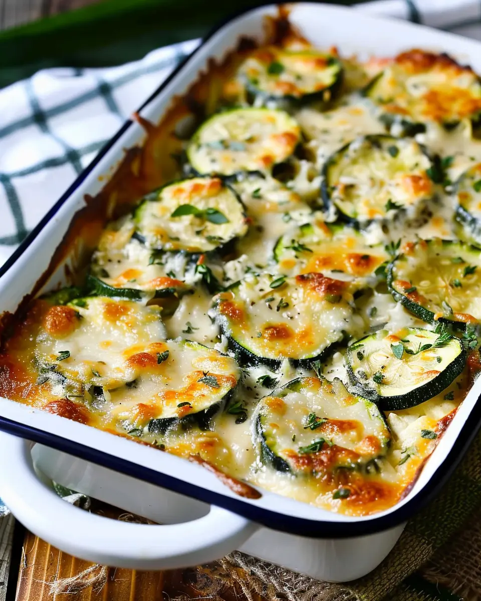 Easy Cheesy Zucchini Bake: A Comforting Family Favorite