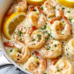 Creamy Lemon Garlic Parmesan Shrimp