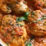 Slow Cooker Creamy Tomato Basil Chicken