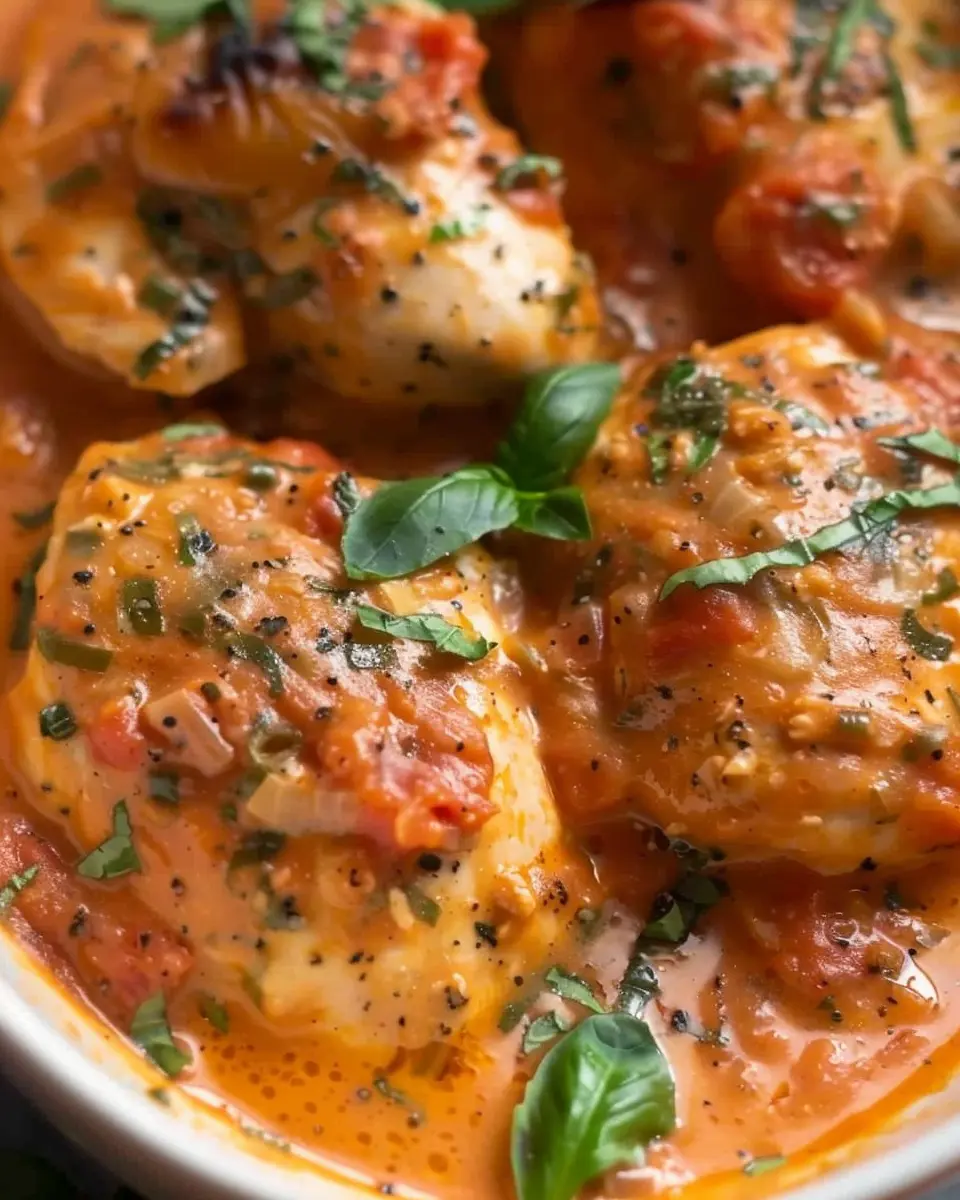 Slow Cooker Creamy Tomato Basil Chicken: Easy Comfort Food Delight