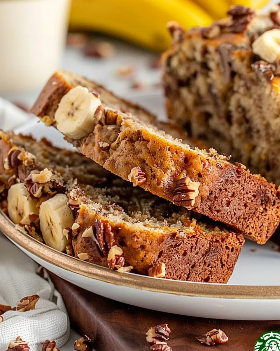 Starbucks Banana Bread Loaf Copycat Recipe: Easy and Delicious