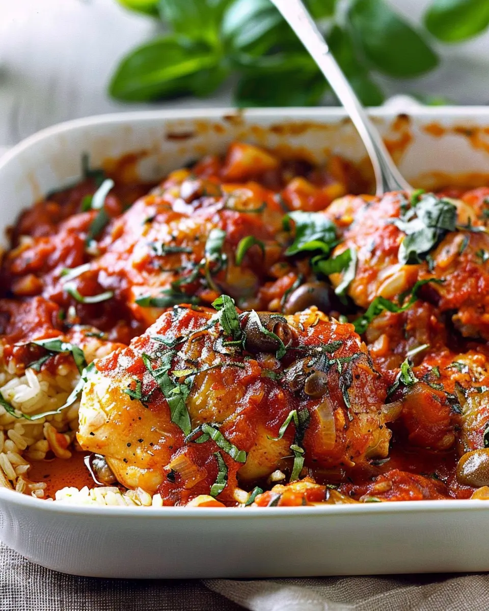 Italian-style chicken casserole with juicy turkey bacon goodness