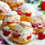Easy Strawberry Cream Puffs Recipe
