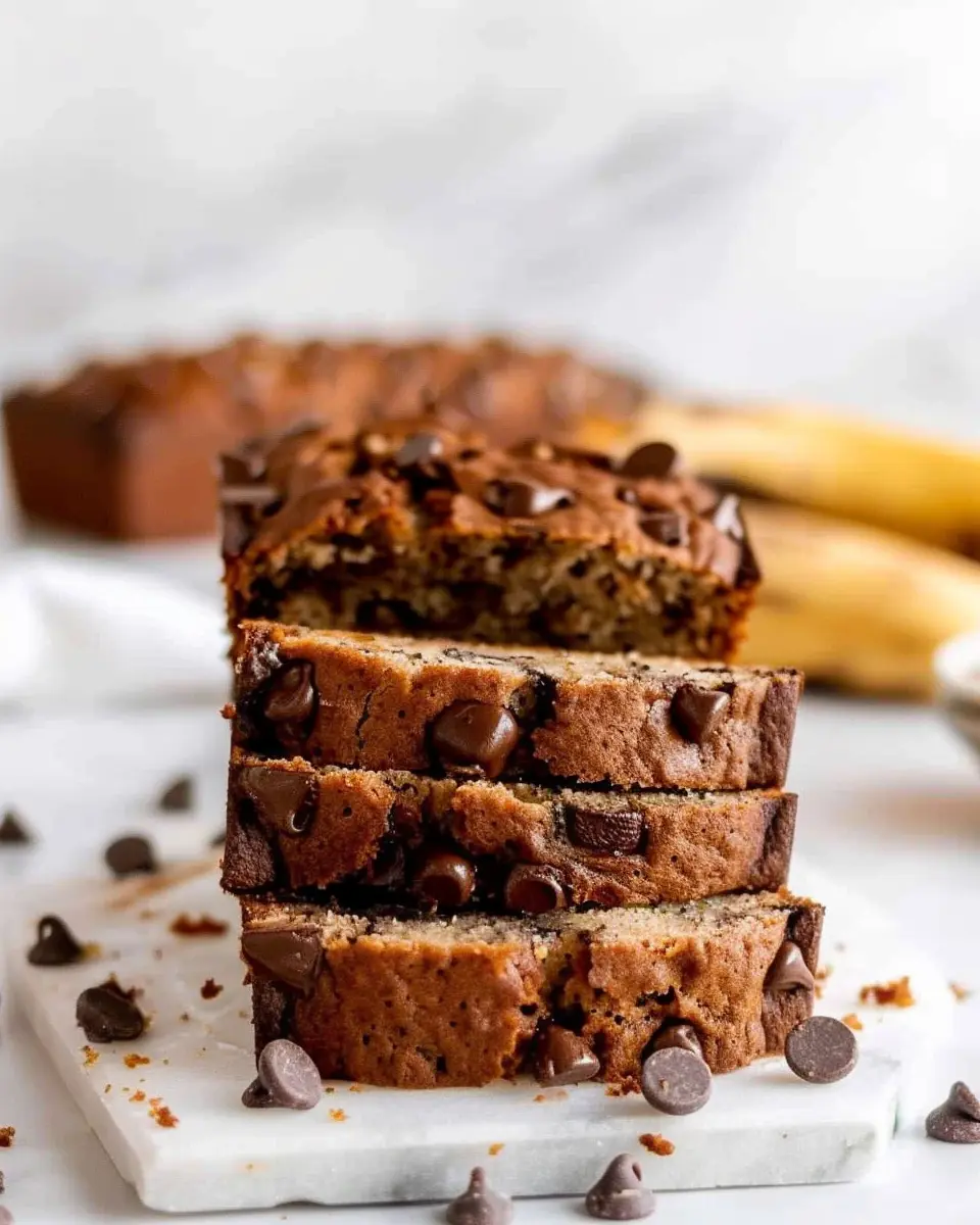 Super Moist Chocolate Chip Banana Bread for Ultimate Indulgence