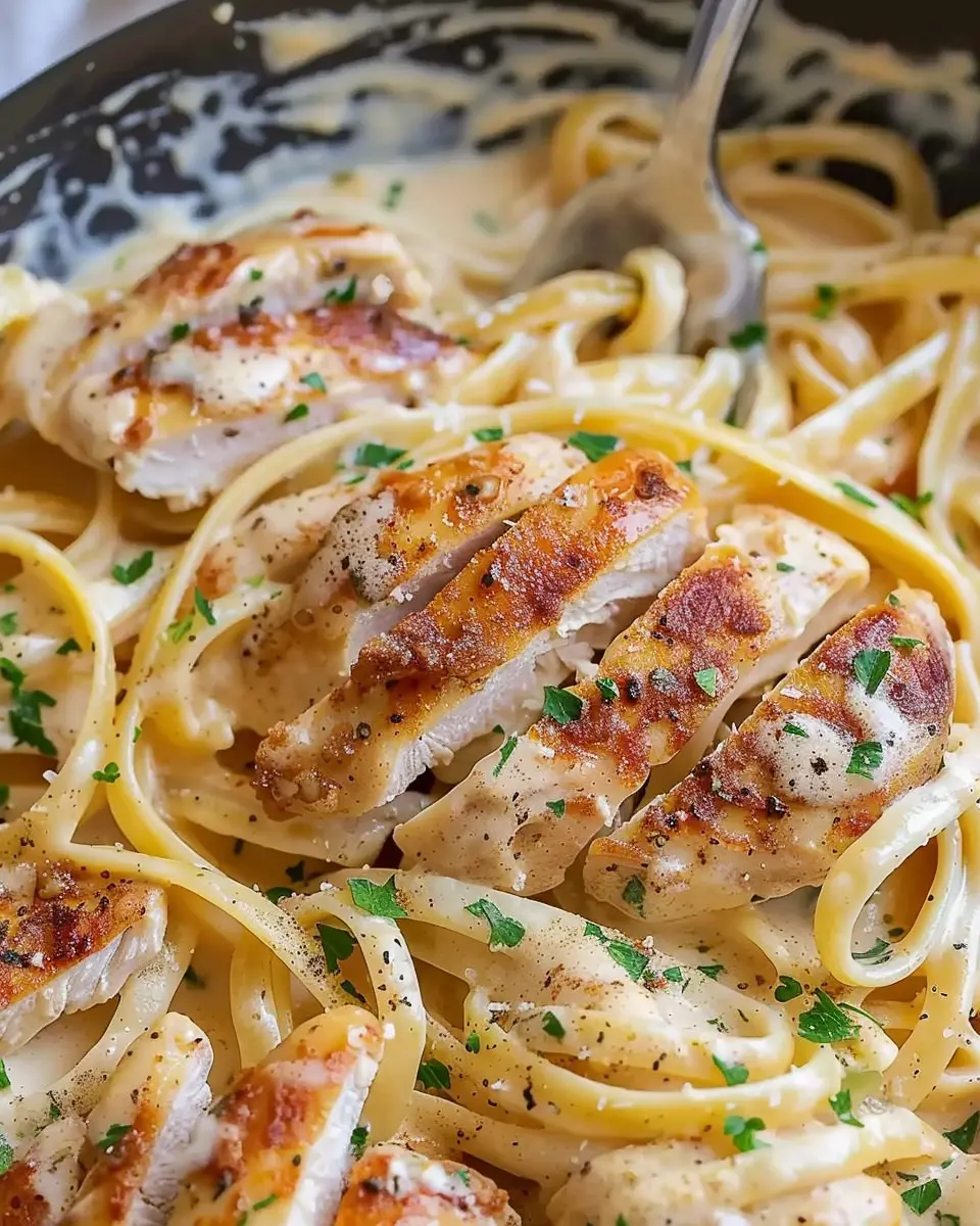 Creamy Cajun Chicken Pasta with Turkey Bacon: A Comforting Delight