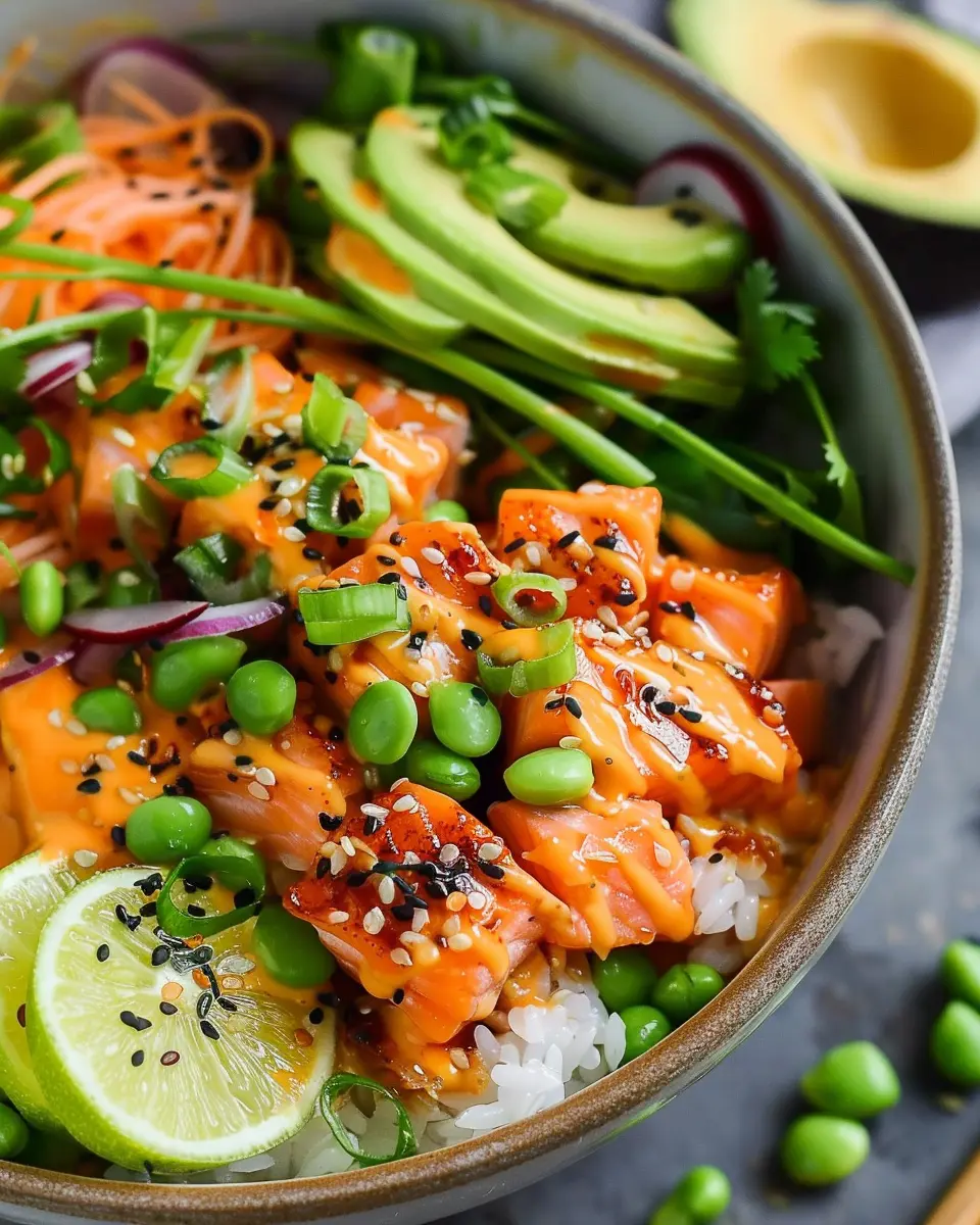 Bang Bang Salmon Rice Bowls: Easy Weeknight Indulgence