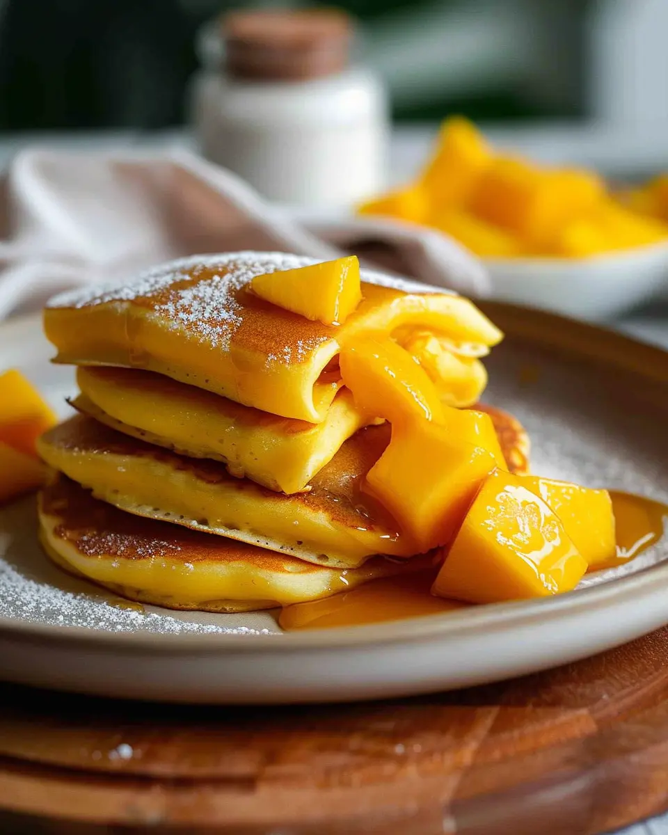 Mango Pancakes: Easy Tropical Delight for a Family Breakfast